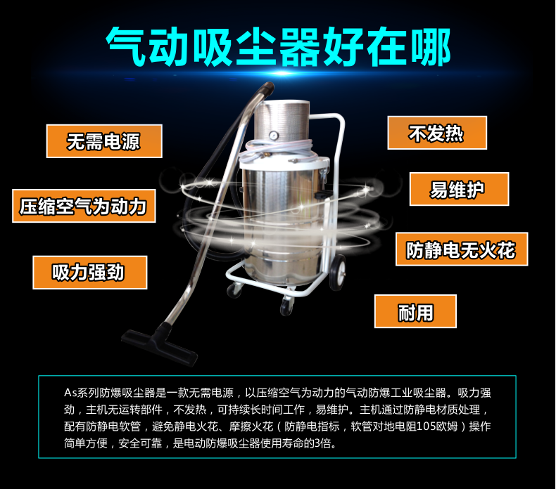 AS-EX30氣動防（fáng）爆吸塵器-1