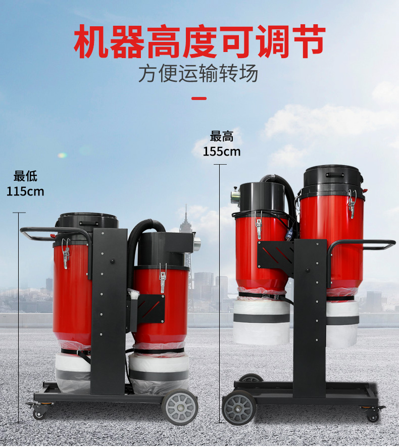 雙桶連續（xù）套袋（dài）式工業吸（xī）塵器-3